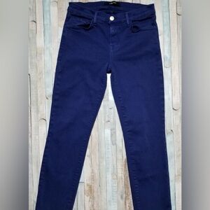 JBRAND Cropped Rail Skinny. Indigo Blue 26